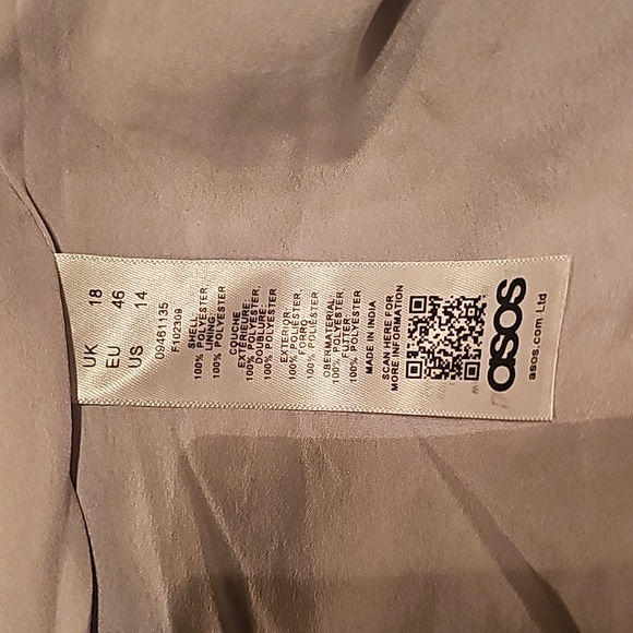 ASOS Women's long dress, embroidered with round details with shiny stone - Picture 6 of 10